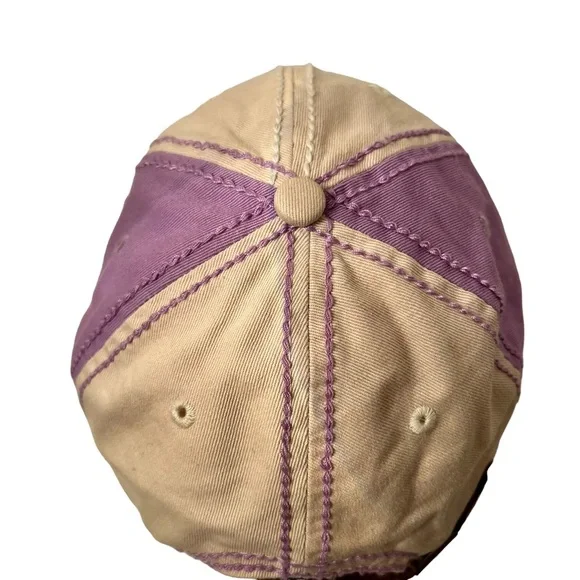 Ace Yosemite Distressed Lavender and Cream Hat - Picture 5 of 7